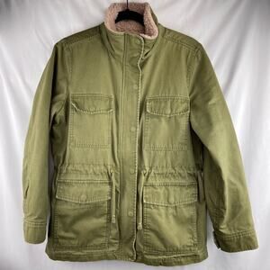 Madewell Sherpa-Trimmed Surplus Jacket Size S